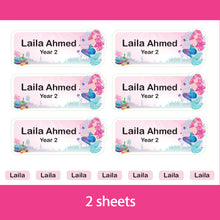 School Labels Mini Package_Mermaid