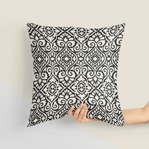 Trendy Summer Cushion Fabric Covers BLACK X WHITE أسود * أبيض