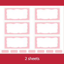 Blank School Labels _Basic Girl