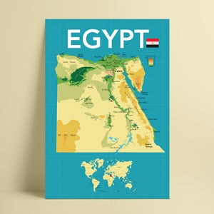 Egypt Map - خريطة مصر