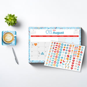 Monthly desk planner Joy - مخطط مكتب شهري جوي
