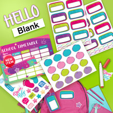 (New) Blank School Labels _ Hello