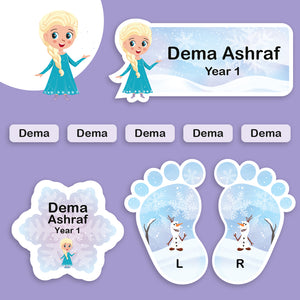 School Labels Mini Package_Elsa