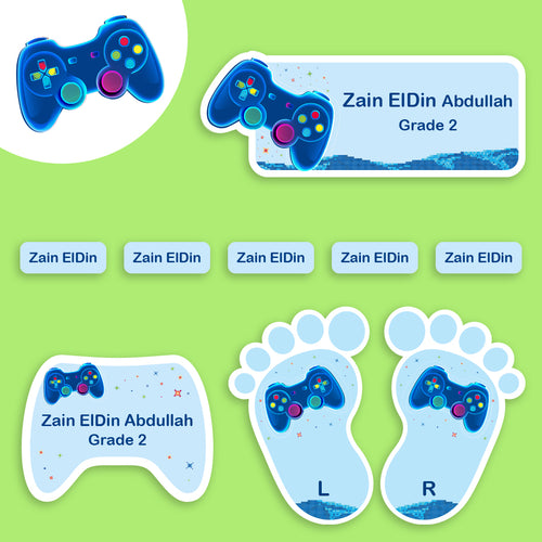 School Labels Mini Package_Gamer