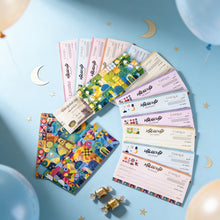 Eid Money Cheque Envelopes /Set of 12  - أظرف العيدية و الصدقة على شكل شيك بنكي/ مجموعة من ١٢