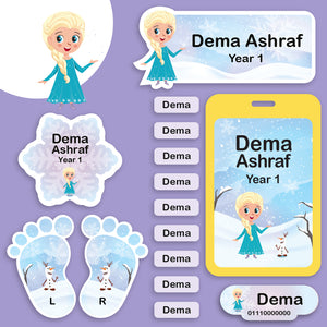 School Labels Package_Elsa