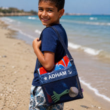 Boys Beach Bag Dark Blue - شنطة بحر اولادي كحلي