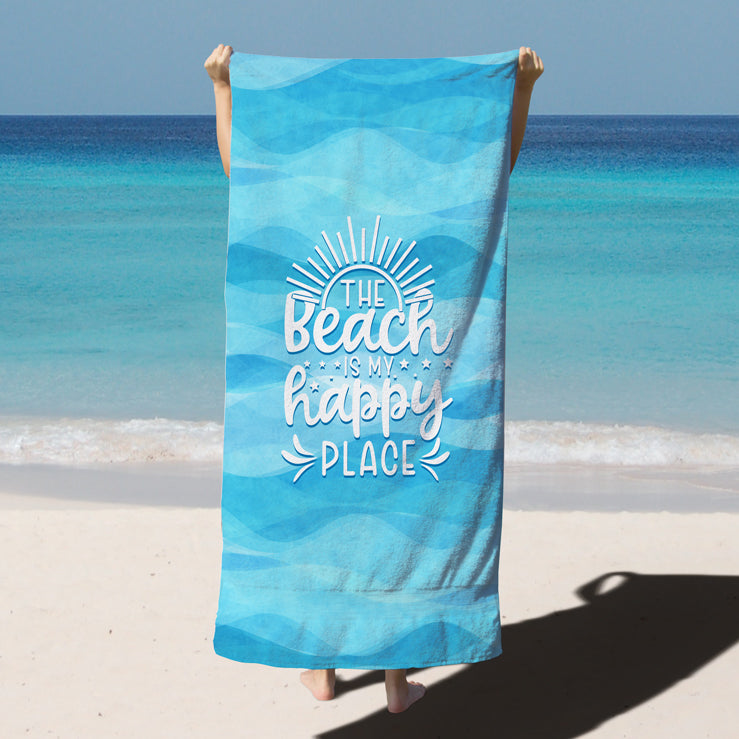 Beach towel_Happy