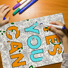 Coloring Canvas Frame - Yes you can
