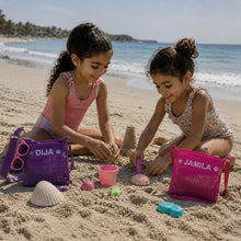 Kids Beach Bag purple  - شنطة بحر اطفال بنفسجي