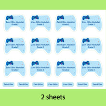 School Labels Package_Gamer