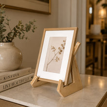 Natural Wooden Display Stand -  حامل عرض خشبي من الخشب الطبيعي