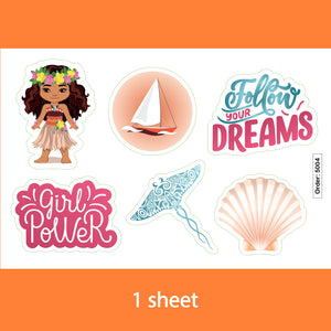 School Labels Package_Moana