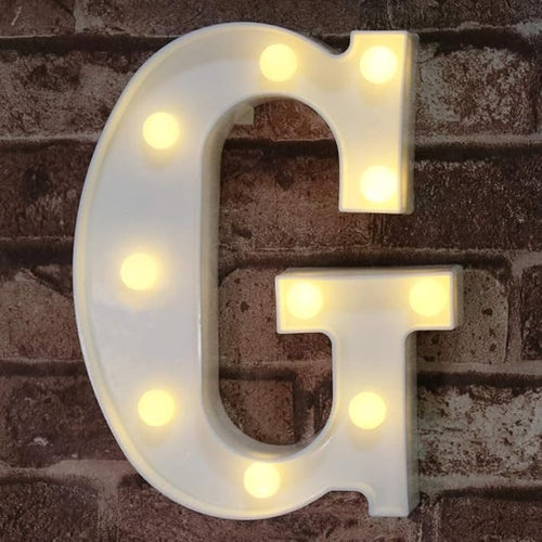 G Letter LED Light _ G إضاءة على شكل حرف