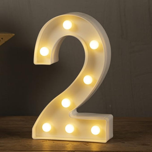 Number 2 LED Light _  إضاءة رقم ٢