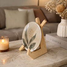 Natural Wooden Display Stand -  حامل عرض خشبي من الخشب الطبيعي