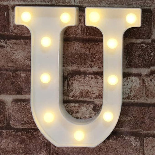 U Letter LED Light _ U إضاءة على شكل حرف