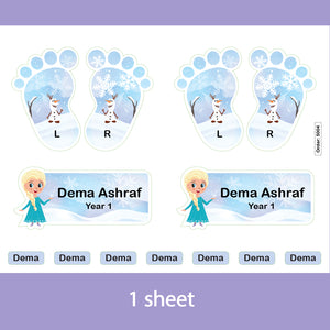 School Labels Package_Elsa