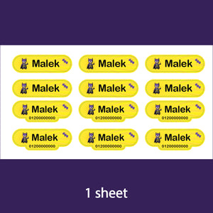 School Labels Package_Batman