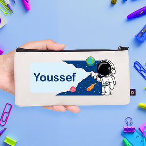 Customized pencil case Astronaut  - مقلمة بأسم طفلك