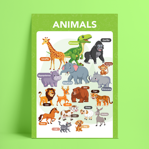 Animals Poster _ الحيوانات