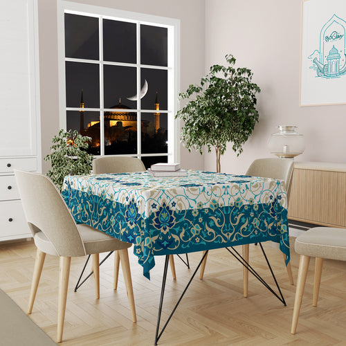 Tablecloth Square ِAsia - مفرش طاولة مربع أسيا
