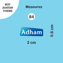School Labels Package_ Avatar Boy