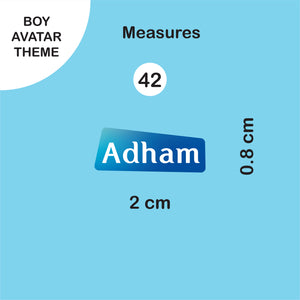 School Labels Mini Package_ Avatar Boy