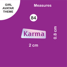 School Labels Package_ Avatar Girl