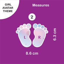 School Labels Package_ Avatar Girl