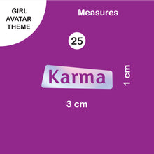 School Labels Mini Package_ Avatar Girl