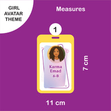 School Labels Package_ Avatar Girl