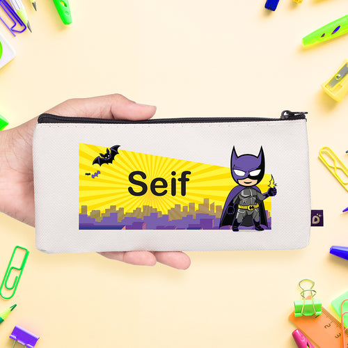 Customized pencil case Batman - مقلمة بأسم طفلك