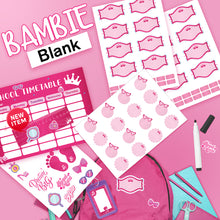 (New) Blank School Labels _ Bambie