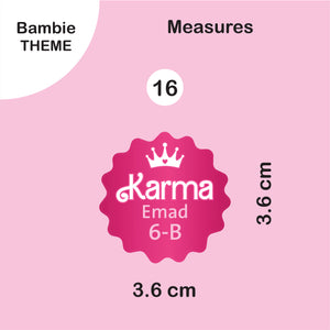 School Labels Package_ Bambie