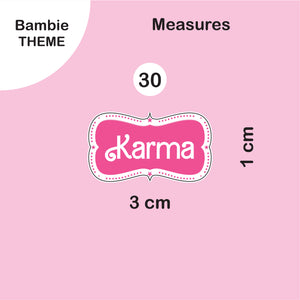 School Labels Package_ Bambie