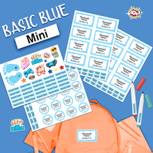 School Labels Mini Package_Basic Blue