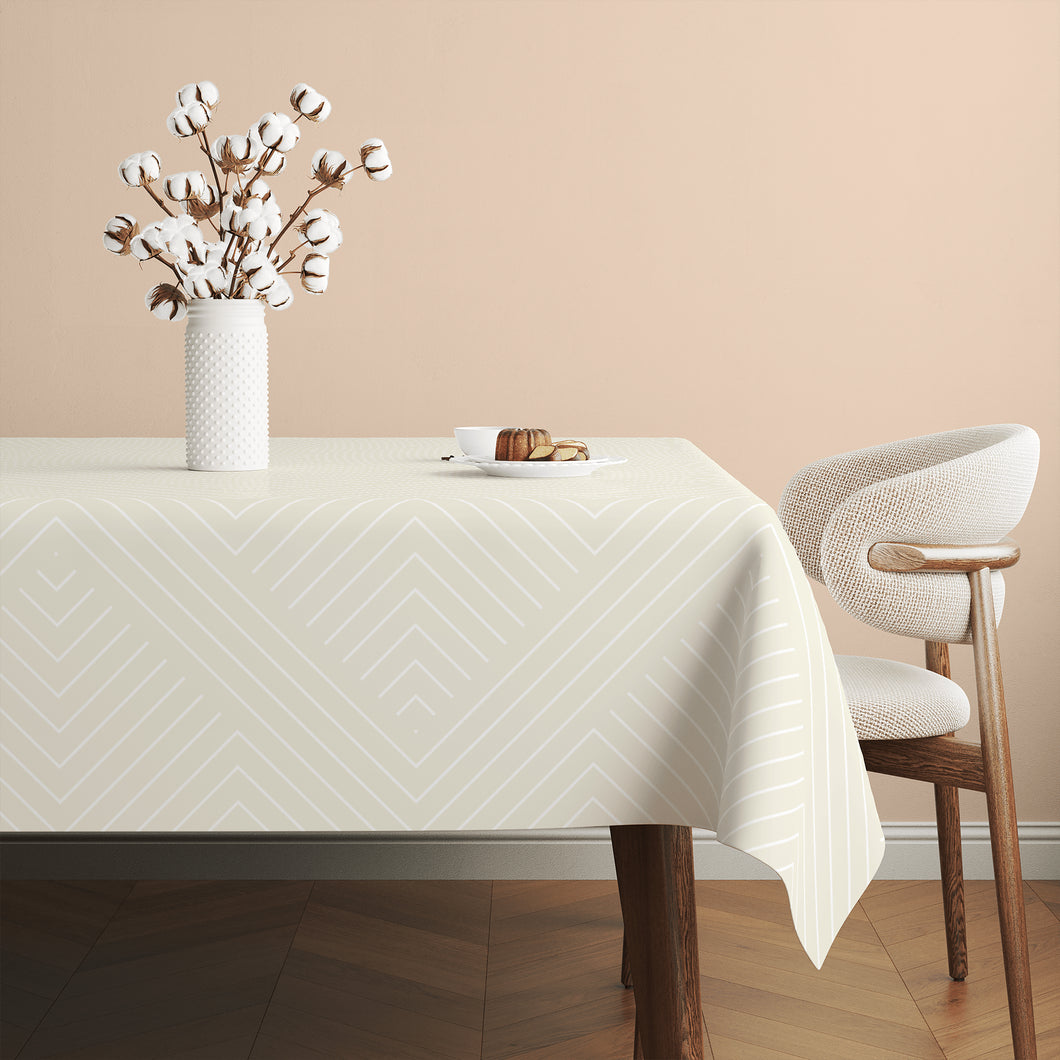 Rectangle Tablecloth Basic Lines - مفرش طاولة مستطيل بيزك خطوط