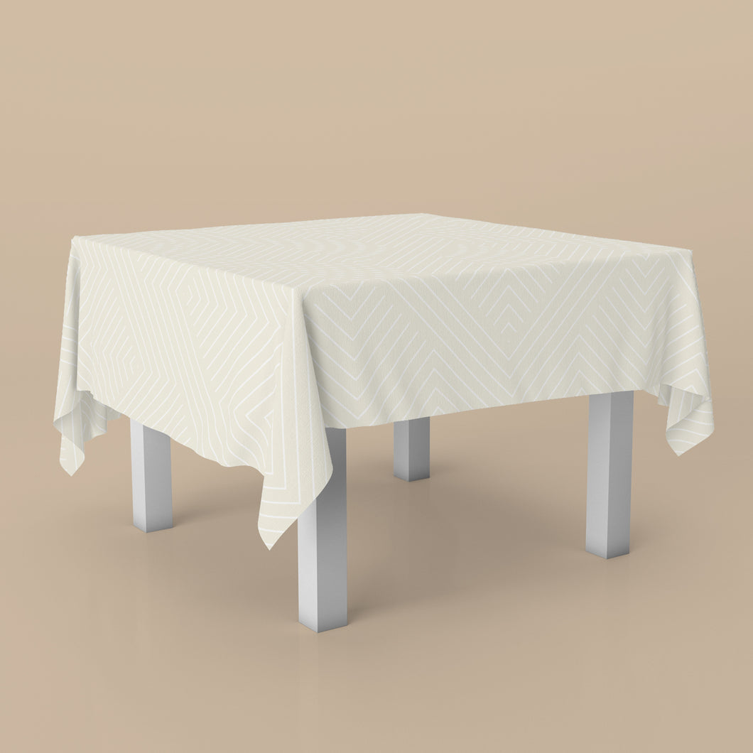 Square Tablecloth Basic Lines - مفرش طاولة مربع بيزك خطوط