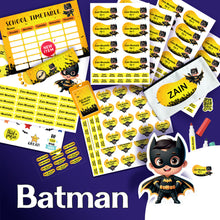 (New) School Labels Package_ Batman