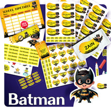 (New) School Labels Package_ Batman