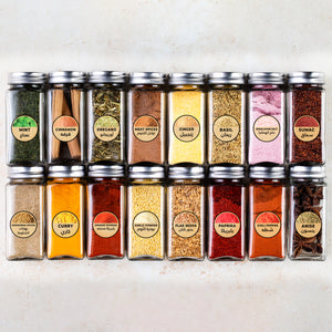 Biege spices labels sheets _ ملصقات توابل بيج