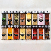 Black spices waterproof labels _ ملصقات توابل أسود