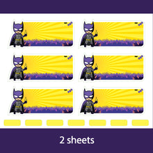 Blank School Labels _Batman