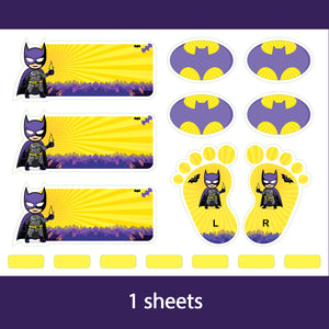 Blank School Labels _Batman