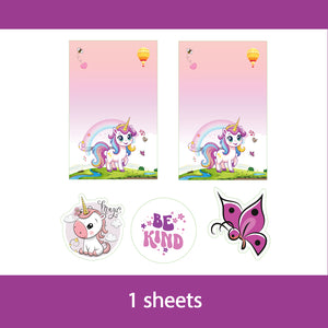 Blank School Labels _Unicorn