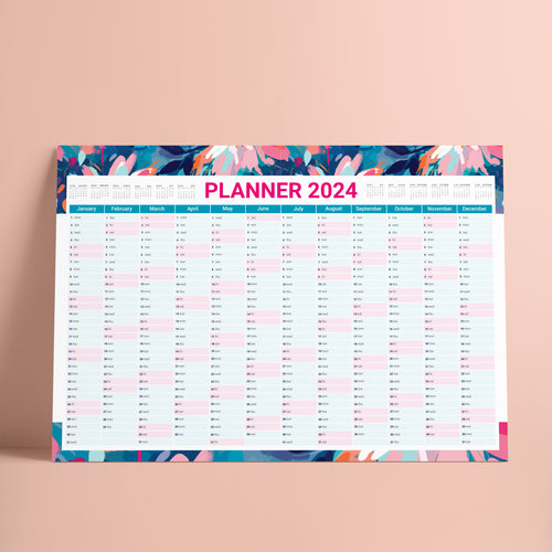 Yearly Planner 2024 Bloom - مخطط سنوي 2024 بلوم