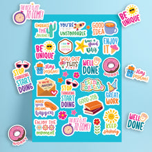 Stickers Waterproof - Brighten Your Day - لبني