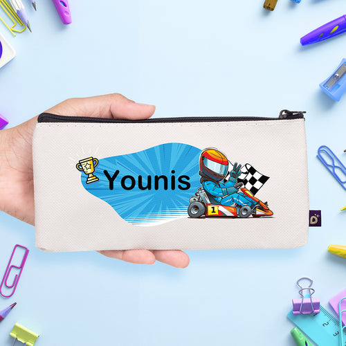 Customized pencil case Cars  - مقلمة بأسم طفلك