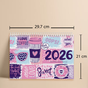 Monthly desk planner Donuts - مخطط مكتب شهري دونتس